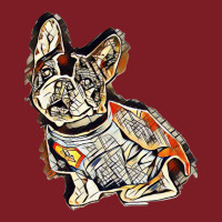 Cute French Bulldog Breed Dog Wearing A Super Hero Costume Over White Flannel Shirt | Artistshot