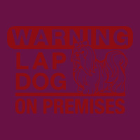 Lap Dog Warning Holiday Stocking | Artistshot