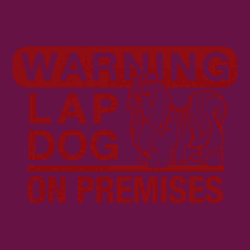 Lap Dog Warning Holiday Stocking | Artistshot