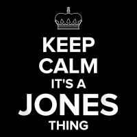 Keep Calm Jones Thing Funny Matching Family Humor T Shirt Landscape Canvas Print | Artistshot