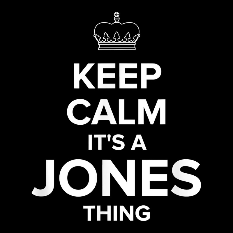 Keep Calm Jones Thing Funny Matching Family Humor T Shirt Landscape Canvas Print | Artistshot