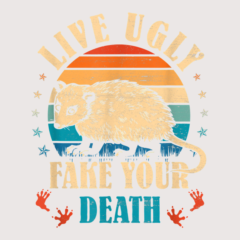 Opossum Live Ugly Fake Your Death Vintage Animal Lover T Shirt Pocket T-shirt | Artistshot