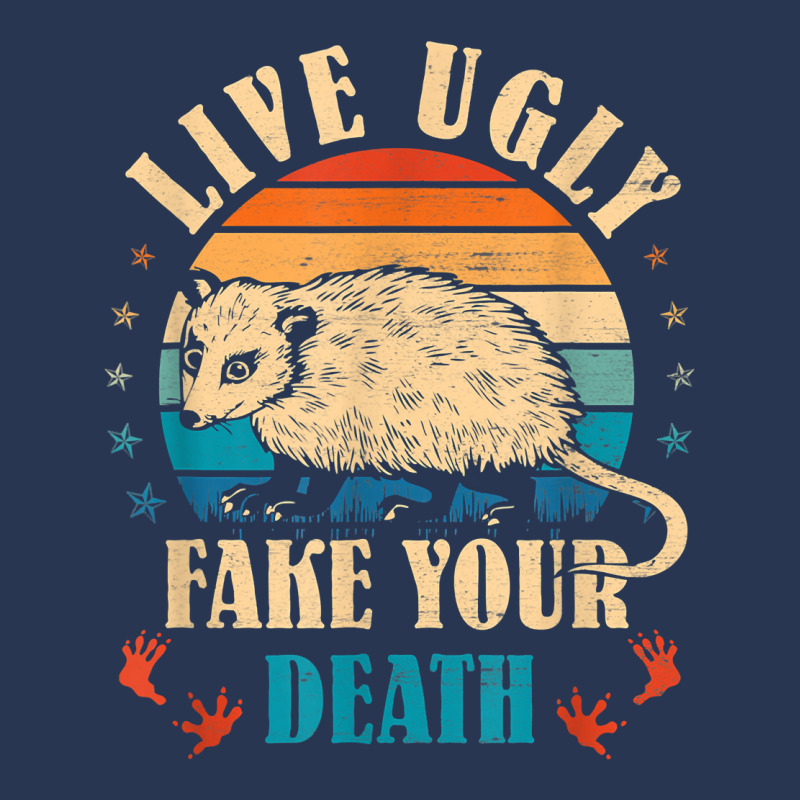 Opossum Live Ugly Fake Your Death Vintage Animal Lover T Shirt Men Denim Jacket | Artistshot