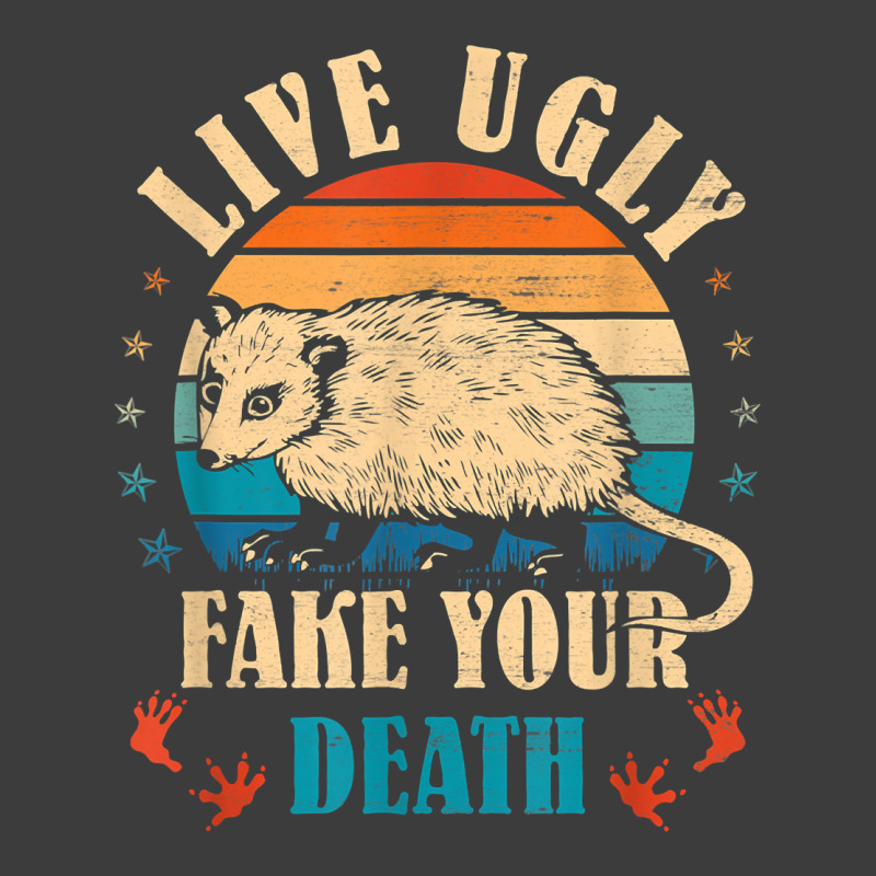 Opossum Live Ugly Fake Your Death Vintage Animal Lover T Shirt Men's Polo Shirt | Artistshot