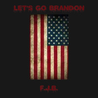 Love Brandon Let's Go American Flag Sideways Distress Flannel Shirt | Artistshot