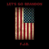 Love Brandon Let's Go American Flag Sideways Distress Lightweight Hoodie | Artistshot