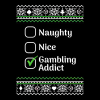 Naughty Nice Gambling Addict Christmas Sweatshirt Graphic Youth T-shirt | Artistshot