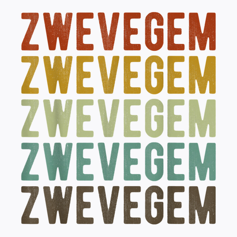 Zwevegem City Belgium Retro T Shirt T-shirt | Artistshot