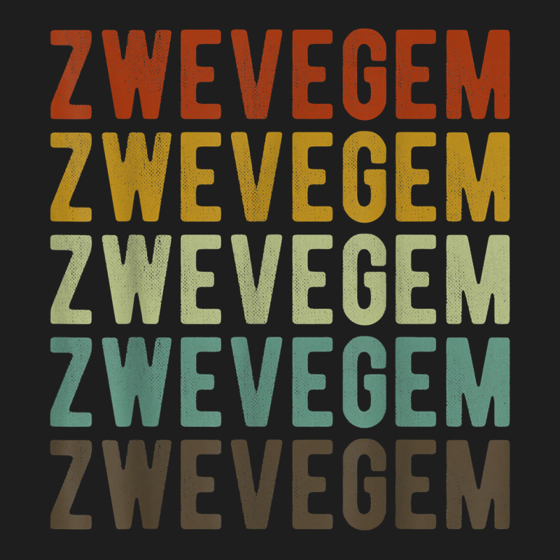 Zwevegem City Belgium Retro T Shirt Classic T-shirt | Artistshot