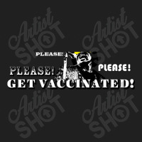 Trending Please! Please! Please Get Vaccinated (white Lettering) Ladies Polo Shirt | Artistshot