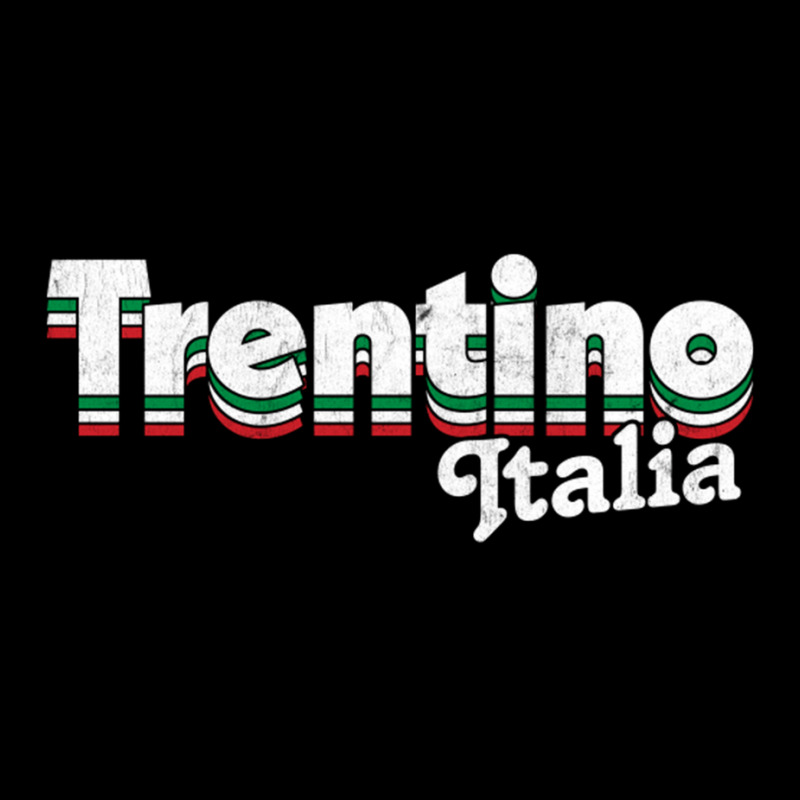 Trentino Italy Retro Style Typography Design Adjustable Cap | Artistshot