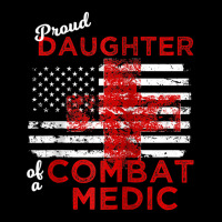 Proud Daughter Of A Combat Medic Distressed Flag Raglan Baseball Tee Adjustable Cap | Artistshot