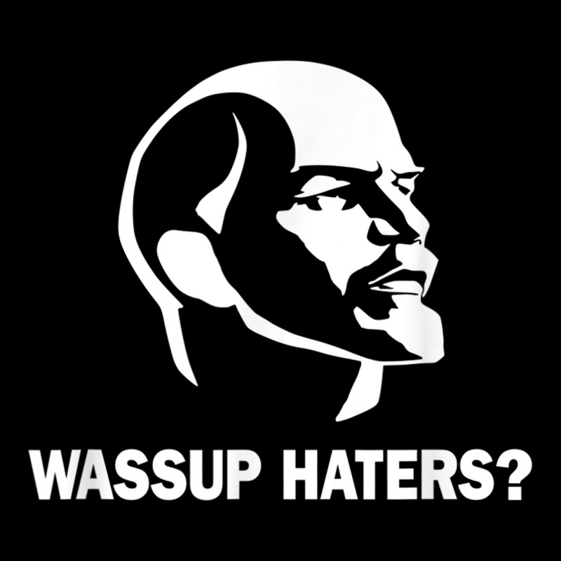 Lenin Wassup Haters Russian Socialist Funny Women's V-Neck T-Shirt by RANDYYATT | Artistshot