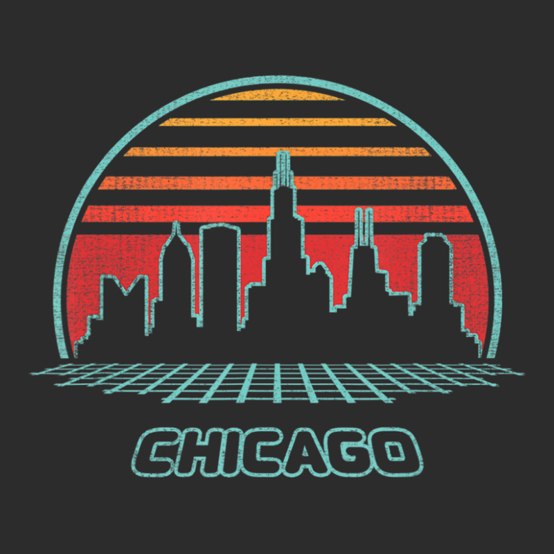 Limited Edition Chicago City Skyline Retro 80s Style Souvenir Exclusive T-shirt by haodinhvan1 | Artistshot