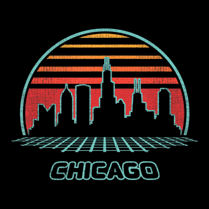 Limited Edition Chicago City Skyline Retro 80s Style Souvenir Fleece Short by haodinhvan1 | Artistshot