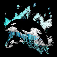 Killer Whale Ocean Swim Cool Animal Creature Orca T Shirt V-neck Tee | Artistshot