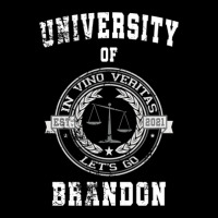 Brandon University, Lets Go, In Vino Veritas, Used Look Maternity Scoop Neck T-shirt | Artistshot