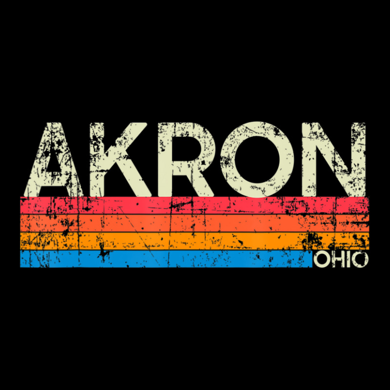 Vintage Retro Akron Ohio Distressed Souvenir Kids Cap by hongquangd | Artistshot