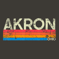 Vintage Retro Akron Ohio Distressed Souvenir Bucket Hat | Artistshot