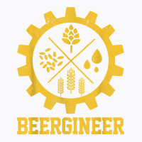 Mens Beergineer Homebrew Home Brewing Craft Beer Brewer Gift T Shirt T-shirt | Artistshot