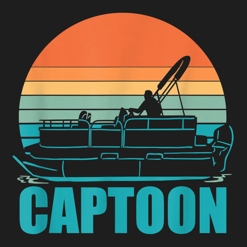 Funny Boating Captoon Pontoon Tritoon Captain Pontoon Boat T Shirt Classic T-shirt | Artistshot