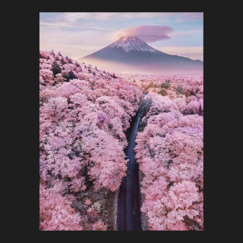 Cherry Blossoms Landscape In Japan Aesthetic Classic T-shirt | Artistshot