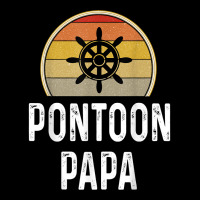 Mens Funny Pontoon Papa Shirt Boat Owner Gifts Grandpa Dad Retro T Shi Lightweight Hoodie | Artistshot