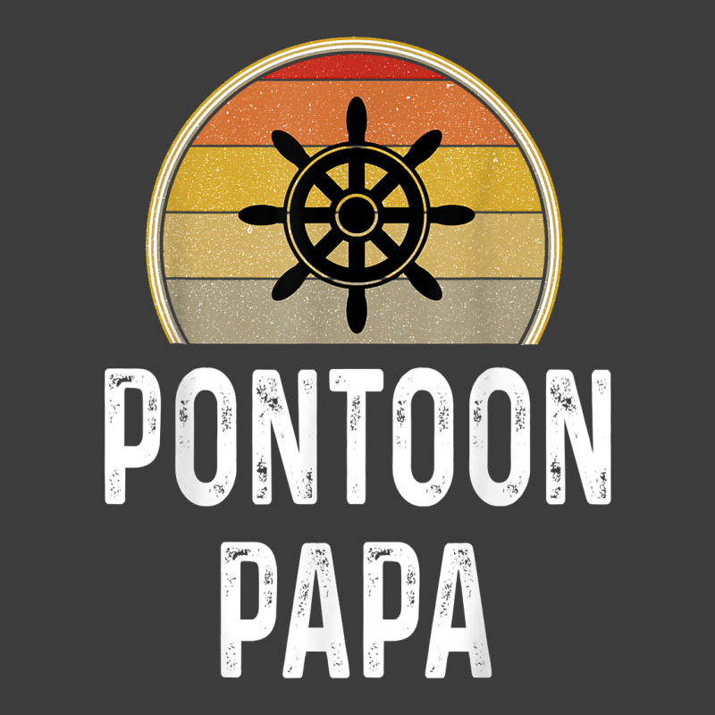 Mens Funny Pontoon Papa Shirt Boat Owner Gifts Grandpa Dad Retro T Shi Men's Polo Shirt | Artistshot