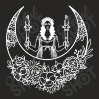 Hot Trend Moonlit Flower Goddess Hecate Ladies Fitted T-shirt | Artistshot