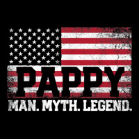 Mens Pappy The Man Myth Legend American Flag Father's Day Gift T Shirt Pocket T-shirt | Artistshot