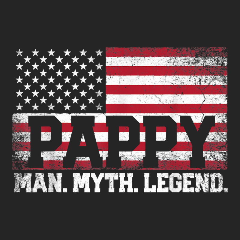 Mens Pappy The Man Myth Legend American Flag Father's Day Gift T Shirt Unisex Hoodie | Artistshot