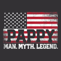 Mens Pappy The Man Myth Legend American Flag Father's Day Gift T Shirt Vintage Hoodie And Short Set | Artistshot