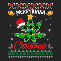 Merryjuana Weed Leaf Funny Christmas Pajama X Mas T Shirt Unisex Hoodie | Artistshot