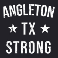 Angleton Tx Strong Hometown Souvenir Vacation Texas Unisex Sherpa-lined Denim Jacket | Artistshot