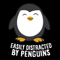 Cute Penguin Lover Gift Easily Distracted By Penguins Pullover Hoodie V-neck Tee | Artistshot