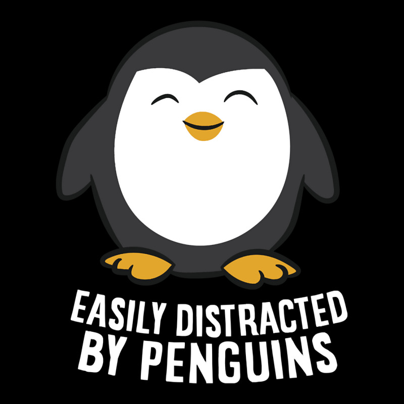 Cute Penguin Lover Gift Easily Distracted By Penguins Pullover Hoodie V-neck Tee | Artistshot