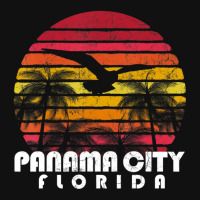 Vintage Retro Panama City Fl Florida Sunset Distressed Style Graphic T-shirt | Artistshot