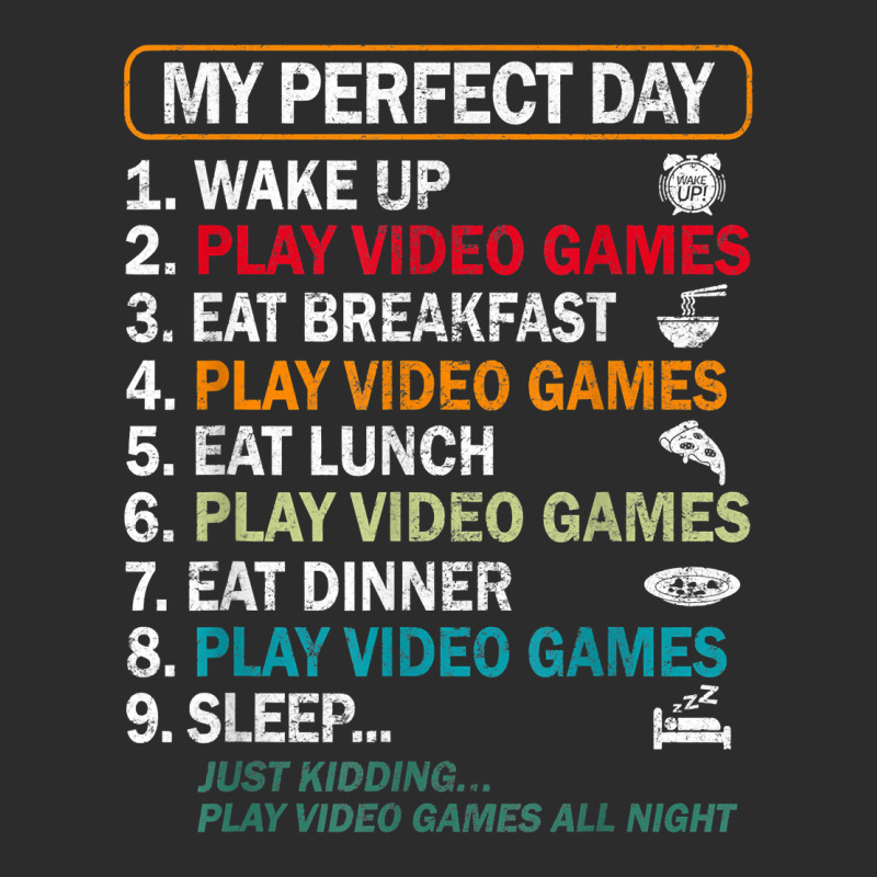 My Perfect Day Video Games T Shirt Funny Gamer Gift Boys Men T Shirt Exclusive T-shirt | Artistshot