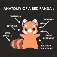 Anatomy Of A Red Panda Science Zoologist Red Panda Anatomy Ladies Fitted T-shirt | Artistshot