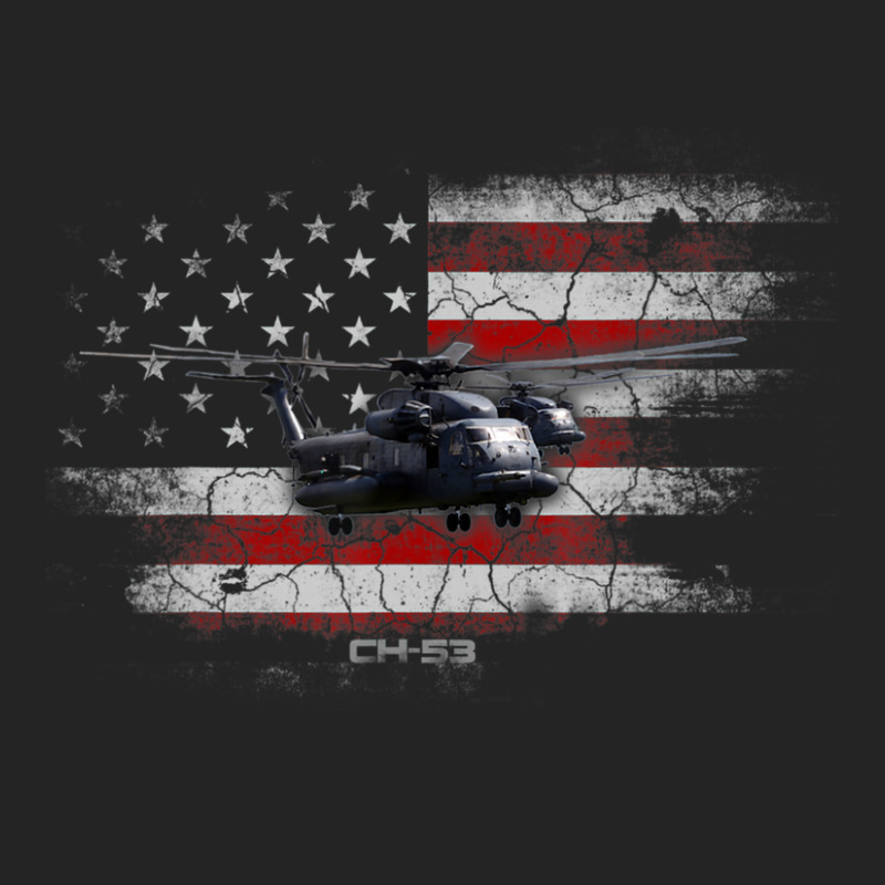 Trending Ch-53 Sea Stallion Helicopter Veteran Us Flag Veterans Day 3/4 Sleeve Shirt by quanghuydinh1 | Artistshot