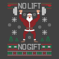 No Lift No Gift Santa Gym Workout Ugly Christmas Sweater Sweatshirt Vintage T-shirt | Artistshot