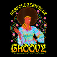 Limited Edition Unapologetically Groovy Black 70s Dance Party Peace Pocket T-shirt | Artistshot