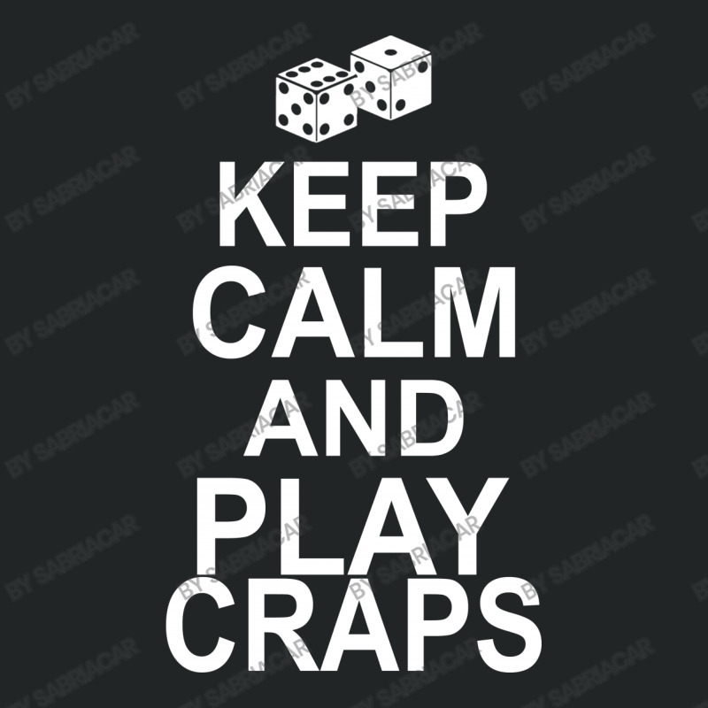 Keep Calm And Play Craps Duffel Bag | Artistshot