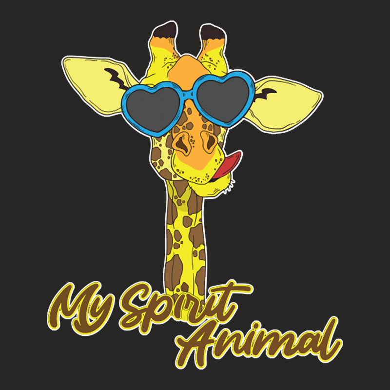 Hot Trend Giraffes Are My Spirit Animal Ladies Fitted T-Shirt by Ledford Leslie | Artistshot