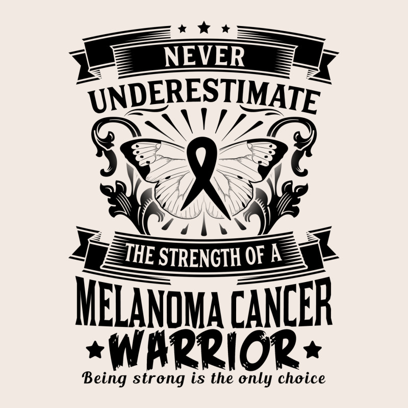 Never Underestimate The Strength Of A Melanoma Cancer Warrior Duffel Bag | Artistshot