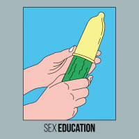 Limited Edition Sex Education Cucumber Poster Unisex Sherpa-lined Denim Jacket | Artistshot