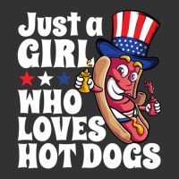 Hot Trend Just A Girl Who Loves Hot Dogs Usa Funny Hot Baby Bodysuit | Artistshot