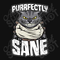 Hot Trend Purrfectly Sane Crazy Cat Lady Funny Mad Cat Lover Halloween Graphic T-shirt | Artistshot