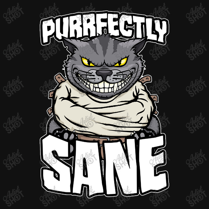 Hot Trend Purrfectly Sane Crazy Cat Lady Funny Mad Cat Lover Halloween Graphic T-shirt by macklinsampson | Artistshot