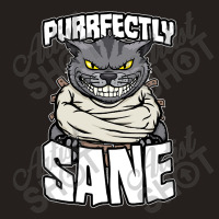 Hot Trend Purrfectly Sane Crazy Cat Lady Funny Mad Cat Lover Halloween Tank Top | Artistshot